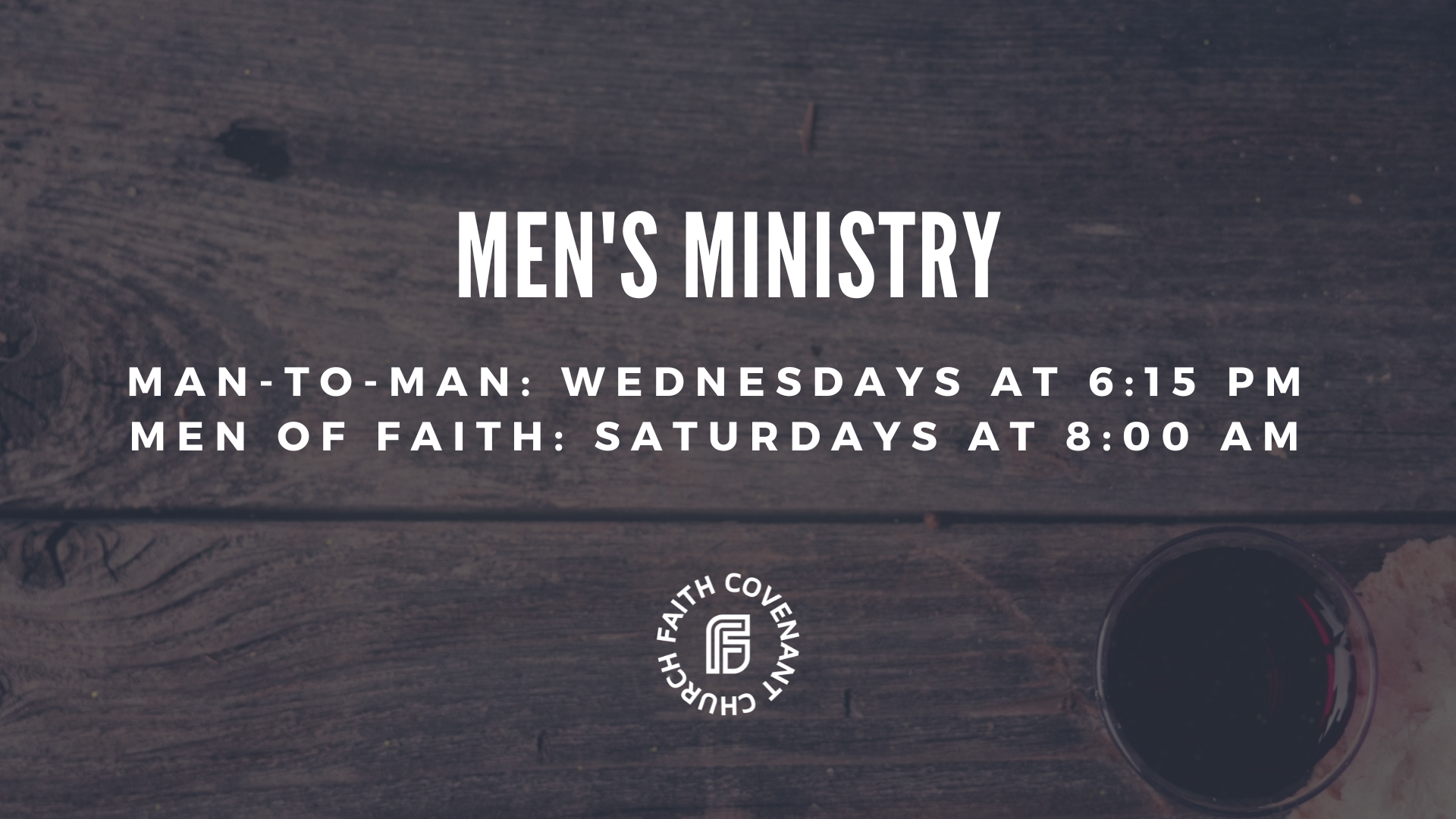 Men’s Ministry slide (1920 × 1080 px)
